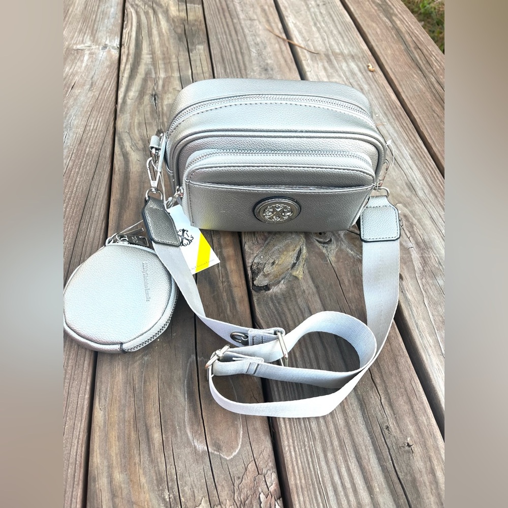 Christian LaCroix Eve Pebble Camera Bag with Coin Pouch